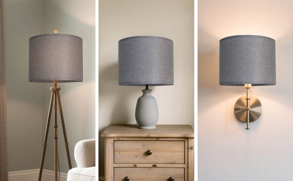 gray lampshade
