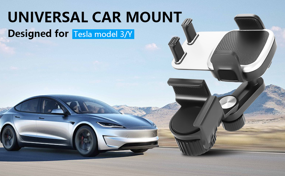 Tesla phone mount
