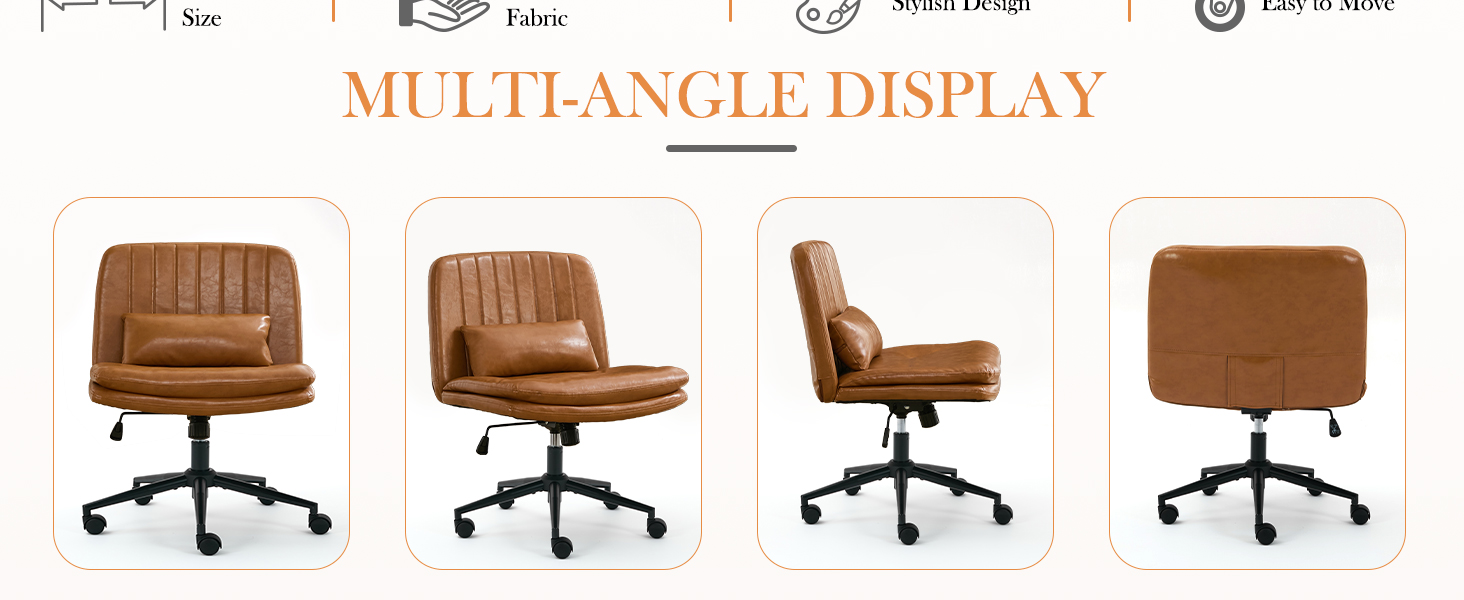 Criss Cross Chair with Wheels