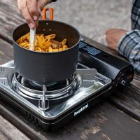 Iwatani Cassette Feu Butane VA-30 Camp Stove, one, BLACK - Image 4