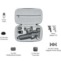 Osmo Mobile 7P Case, Portable Storage OM 7P Carrying Case Shoulder Bag for DJI OM 7 /7P Smartphone Gimbal Stabilizer Accessories Black - Image 2