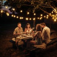 Star String Lights Plug in - 33 ft 100 LED Star Fairy String Lights with Remote and Timer, Waterproof for Bedroom Porch Wedding Party Patio Garden Tent Indoor Outdoor Décor, Warm White - Image 8