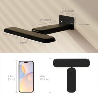 FULEN 2 Pack Picture Lights for Wall,Battery Operated Wall Sconce Rechargeable,LED Wall Light Cordless with Remote,3 Color Temperature, Art Lights for Painting,Frame,Gallery,Dartboard Lights,Black - Image 7
