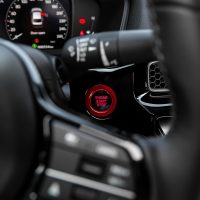 CKE Compatible with Honda Civic Accord CR-V HR-V 2026 2025 2024 2023 Accessories Car Center Console Cover AC Knob Engine Start Cover Rings for 11th Gen Civic -Red - Image 6