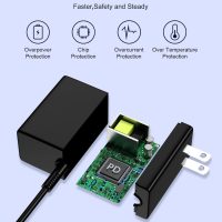 Fast Charger Compatible with Nintendo Switch,USB C Type C Power Adapter Compatible with Nintendo Switch Lite OLED Dock,15V/2.6A Supports TV Mode,Portable Travel Charger with 5.5FT Cable - Image 5