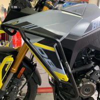for V-Strom DL800 DE DL800DE 2023 Motorcycle Accessories Black Steel Highway Bar Bing Barrier Protective Fighting Ring Flow Fall Protection DL 800DE - Image 4