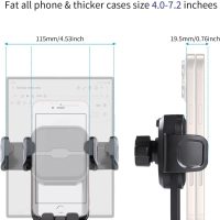 Car Phone Holder for 2023-2025 Honda HRV HR-V/CRV CR-V/Hybrid, 360° Rotation, 7/9 inch Screen Fixed Clip, Auto Accessories Navigation Bracket, Interior Decoration Mobile Phone Mount - Image 7