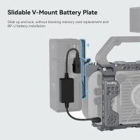 SMALLRIG FX6 Camera Cage Kit for Sony FX6, Compact FX6 Cage with V-Mount Battery Plate for Tripods/Handheld/Shoulder Shooting - 4124 - Image 3