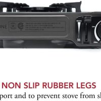Gas One Portable Butane Camping Stove with Case: Automatic Ignition, Precise Heat Control - Camping & Tailgating and Outdoor Cooking - Image 3
