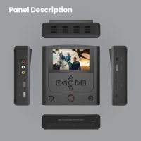 VHS to DVD Recorder, VCR to DVD Recorder-Convert Photos and Videos Between VHS,VCR,Memory Card，DVD and USB. Phone can use a Free app to Burn Videos and Photos, Also has TV Recording Function（Black） - Image 2