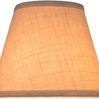 Tootoo Star Barrel White Small Lamp Shade for Table Floor Lamps Replacement, 6x10x7.5 Inch, Fabric Cloth, Spider Model (white) - Image 6