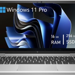 HP EliteBook 645 G9 14" FHD Laptop, AMD Ryzen 5 PRO 5675U Hexa-core (6 Core), 16 GB RAM, 256 GB SSD, CAM, Bluetooth, WiFi, Windows 11 Pro (Renewed)