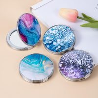 Pocket Mirror, Small Travel Mirror with Magnification, Portable Double-Sided Magnifying Cosmetic Mirror for Daily - Image 4