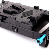 V-Mount Lock Battery Plate Power Supply Splitter Adapter with 15mm Rod Clamp + LP-E6 Dummy Battery for BMPCC 4K/6K、DSLR RED Cameras、Camcorders、Canon 5D2/5D3/5D4/6D/6D2/7D/7D2/70D/80D/5DSR - Image 8