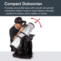Celestron StarSense Explorer 150AZ App-Enabled Telescope – 150mm Tabletop Dobsonian with Smartphone Dock & StarSense App – iPhone & Android Compatible – Easy-to-Use for Beginners - Image 6