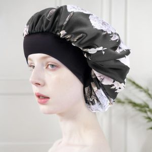 Women Double Layer Satin Bonnet Sleeping Hair Cap