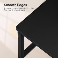HOOBRO Kitchen Chairs Set of 2, Wooden Dining Room Chairs with Metal Frame, Dining Chairs with Back, Easy to Assemble, Farmhouse Dining Chairs for Kitchen, Living Room, Black BB39CD01 - Image 9