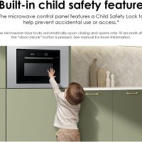 SAMSUNG 1.2 cu. ft. Countertop Convection Microwave with Air Fry, Black Glass, MC12DB8700CKAA - Image 12