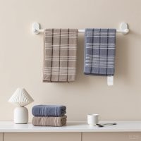Cotton Bath Towels - Highly Absorbent Bath Sheets Super Soft Bath Towel, Bathroom Essential, Gift for All Occasions, Machine Washable(99.9% Cotton, 35.4x15.7 inches) (Grayish Blue) - Image 2