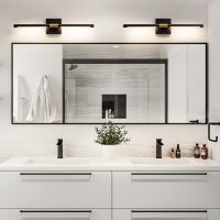 Black Gold Vanity Light Fixtures for Bathroom Over Mirror 24 inch LED Bath Sconces IP44 5CCT Adjustable Morden Picture Lights for Paintings (Built-in Dimmer) - Image 8