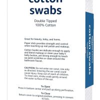 Amazon Basics Cotton Swabs for Personal Hygiene and Baby Care, 500 Count, 1 Pack - Image 2