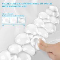 Gel Cloud Keyboard and Mouse Wrist Rest, Cute Wrist Support and Arm Support Keyboard Rest for Keyboard and Mouse Typing Pain Relief，Suitable for Office/Computer/Laptop/Gaming（White） - Image 4