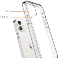 JETech Case for iPhone 12/12 Pro 6.1-Inch, Non-Yellowing Shockproof Phone Bumper Cover, Anti-Scratch Clear Back (HD Clear) - Image 3