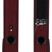 Rockville TM150C Powered Home Theater Tower Speaker System, Cherry Wood, 1000W, 10" Subwoofers, Bluetooth, USB/SD Playback, FM Radio, Remote Control, Karaoke Ready, Perfect for Home Entertainment - Image 4