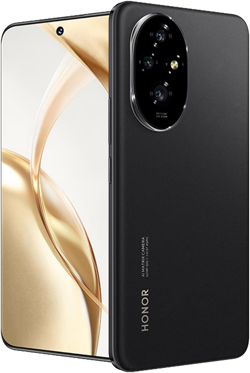Honor 200 Dual-SIM 512GB ROM + 12GB RAM (GSM | CDMA) Factory Unlocked 5G Smartphone (Black) – International Version