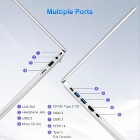 14 Inch Student Business Laptop Computer, 12GB RAM 512GB ROM, N150 Up to 3.6GHz, Backlit Keyboard Windows 11 Pro with FHD IPS Display, WiFi 5, BT5, Type-C, HDMI, USB 3.2 - Image 7
