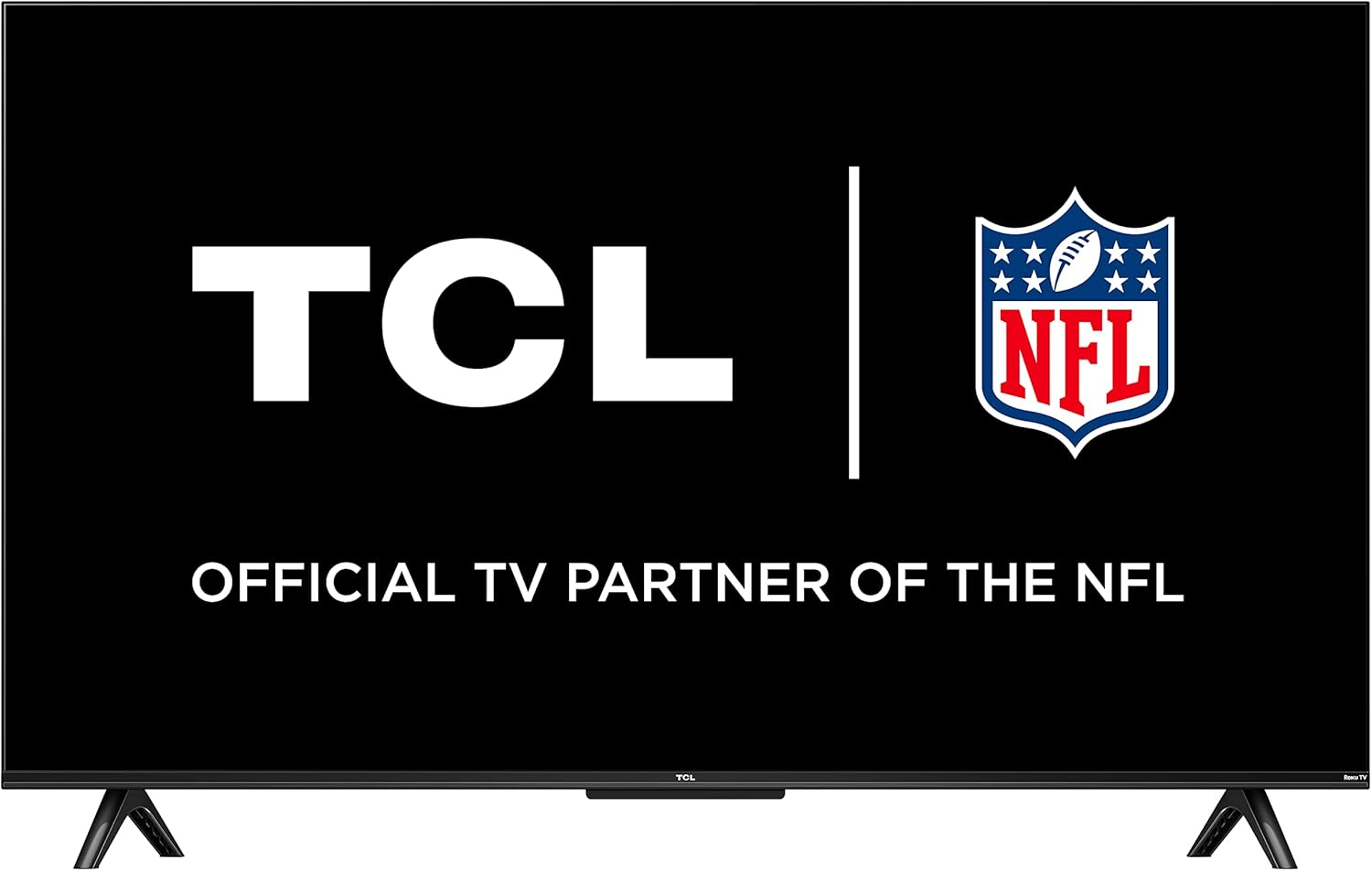 TCL 43″ Class 4-Series 4K UHD HDR Smart Roku TV – 43S455, Black