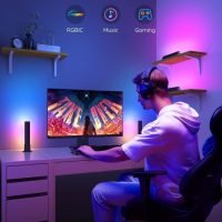 Govee Smart LED Light Bars, Work with Alexa and Google Assistant, RGBICWW WiFi TV Backlights with Scene and Music Modes for Gaming, Pictures, PC, Room Decoration - Image 2
