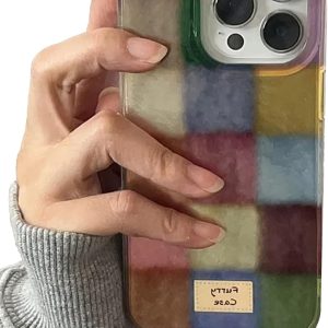Trendy Aesthetic Cute Colorful iPhone 15 Case Shockproof Design Slim Fit Protective Cover Phone Case with for Women Girls