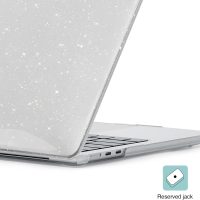 EooCoo Case Compatible with MacBook Air 13 inch M4 2025 2024-2022 Release M3 M2 A3240 A3113 A2681, Glitter Hard Shell&Keyboard Skin Cover&Screen Protector for Mac Air 13.6 inch Case, Sparkly Clear - Image 3