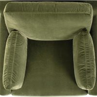Jennifer Taylor Home Pasadena 36" Wide Modern Farmhouse Accent Arm Chair, Olive Green - Image 7