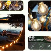 Lampat String Lights, LED 25 Light Bulbs 25Ft G40 Globe String Lights with Bulbs-UL Listd for Indoor/Outdoor Commercial Decor - Image 4