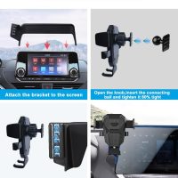 Car Phone Holder Accessories for Nissan Altima SR SV 2019-2024 2025/Sentra SR SV 2020-2024 2025/Rogue S SV 2021-2024 2025 Dash Mount Cell Phone Holder for Most Smartphones(for 8inch Screen) - Image 7
