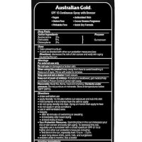 Australian Gold Continuous Spray Sunscreen with Instant Bronzer SPF 15, Immediate Glow & Dries Fast, Broad Spectrum, Water Resistant, Non-Greasy, Oxybenzone Free, Cruelty Free, 6 Ounce - Image 2