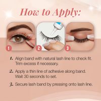 Ardell Naked Lashes 420 Multipack, Lightweight Natural Look, Invisiband for Comfort, Perfect for Everyday Wear, 4-Pairs, 1-Pack - Image 8