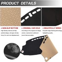 Cartist Dashboard Cover Mat for 2016-2021 2022 Honda HR-V HRV Accessories Dash Cover Flannel Dash Mat Sunshade Glare UV Rays Protector - Image 6