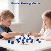 Magnet Game with String, Magnetic Chess Game for Family & Party & Travel & Camping - Puzzle Strategy Games, 2 Player Games for Kids & Adults - Image 2