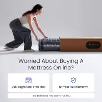 Twin Mattress, 12 Inch Cooling Gel Memory Foam - Medium Firm Hybrid Mattress in a Box, Fiberglass-Free, Soft Knit Cooling Cover, Motion Isolation, CertiPUR-US Certified - Image 8