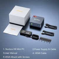 GMKtec Mini Gaming PC AMD Ryzen 7 7840HS 1TB PCIe4.0 SSD 16GB DDR5 Desktop Computers USB4.0, Dual NIC LAN 2.5Gbps/ HDMI, DP/USB-C4.0, WiFi 6E, BT 5.2 Nucbox K6 - Image 9