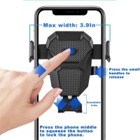 Car Phone Holder Accessories for Nissan Altima SR SV 2019-2024 2025/Sentra SR SV 2020-2024 2025/Rogue S SV 2021-2024 2025 Dash Mount Cell Phone Holder for Most Smartphones(for 8inch Screen) - Image 6