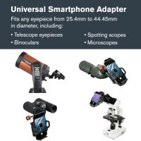 Celestron – NexGO – Universal Smartphone Adapter for Telescope, Binoculars & Spotting Scopes – 2-Axis Precision Alignment – Capture Images & Video Through Your Optics – Compact and Travel-Friendly - Image 2