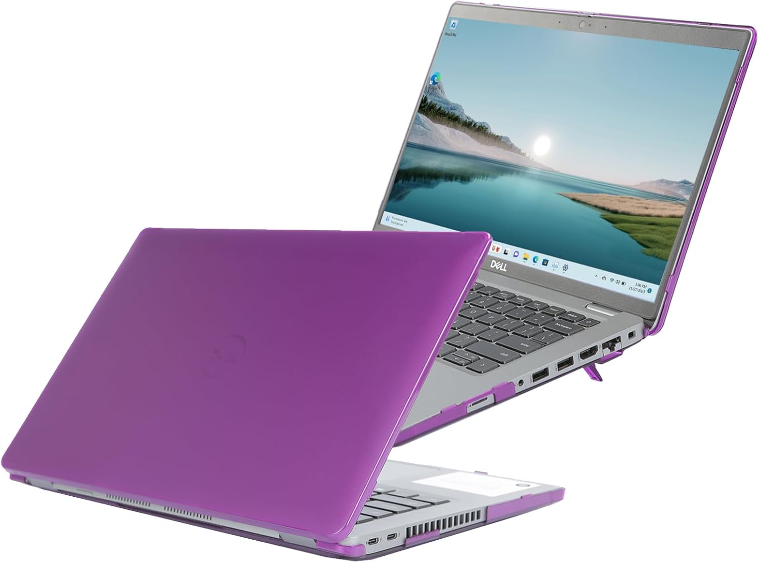 mCover Case ONLY Compatible for 2023～2024 14″ Dell Latitude 5440 5450 Series/Precision 3480 3490 Series Windows Notebook Computer (NOT Fitting Any Other Dell Models) – Purple