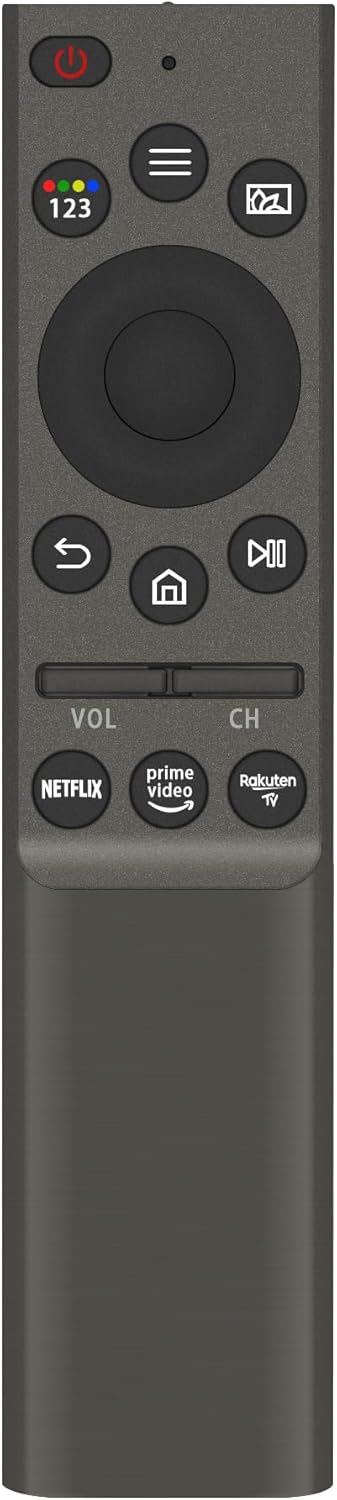 Universal Remote Control Compatible for All Samsung TV Replacement LCD LED QLED UHD SUHD HDR Frame Curved Solar 4K 8K 3D HDTV Smart TV Remote, with Netflix, Prime Video Buttons