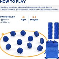 Magnet Game with String, Magnetic Chess Game for Family & Party & Travel & Camping - Puzzle Strategy Games, 2 Player Games for Kids & Adults - Image 5