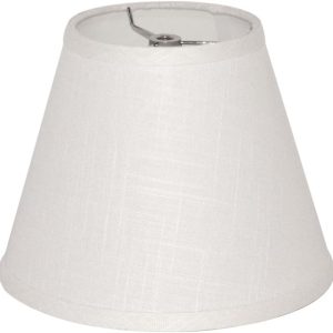 Tootoo Star Barrel White Small Lamp Shade for Table Floor Lamps Replacement, 6x10x7.5 Inch, Fabric Cloth, Spider Model (white)