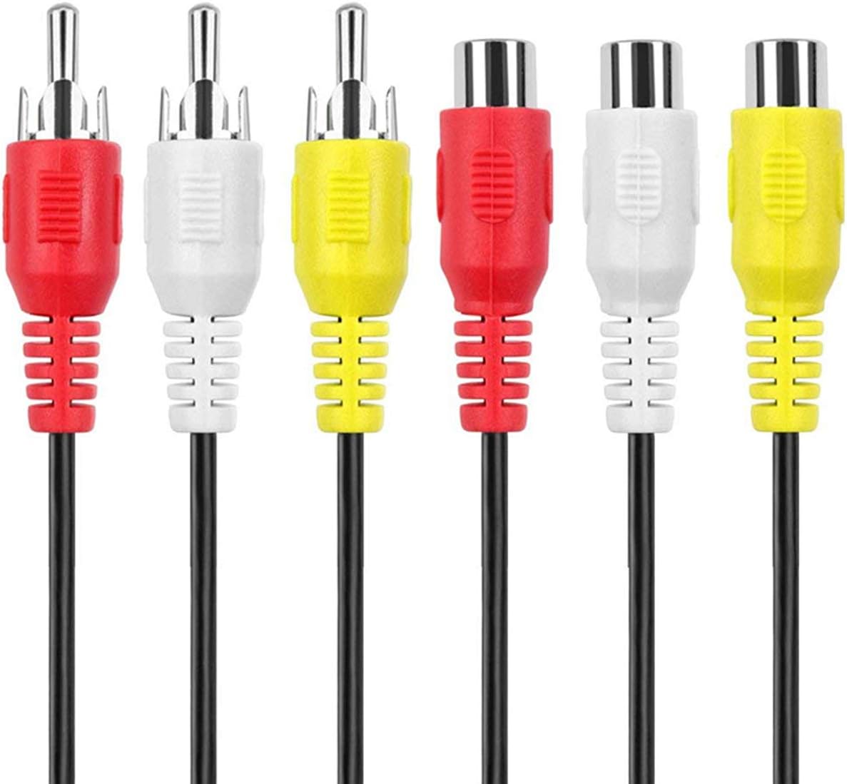 10ft 3 RCA Male to Female Audio Composite Extension Video Cable for DVD AV TV